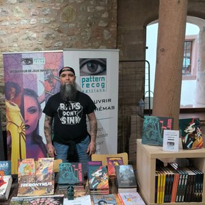 Pattern Recognition - Stand d'éditeur de bandes dessinées et jeux indépendants