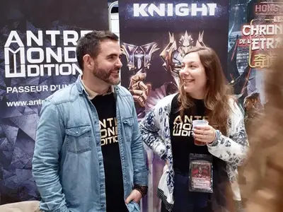 Antre Monde éditions - L'équipe d'Antre Monde Edition au salon