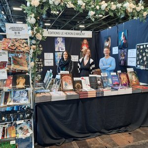 Le héron d'argent - Éditeurs et Créations : À la découverte des Éditions Le Héron d'Argent au salon du livre