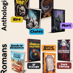 Black Rabbit Editions - Anthologies et Romans : Un Voyage à Travers Rire, Mort et Fantaisie