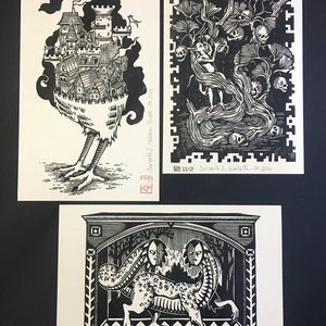 Célia KRÉAKUPLA - Estampes fantastiques : Un voyage dans l'imaginaire en noir et blanc