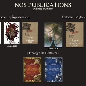 R.G EYBENS - Nos Publications : Trilogies et Duologies à Venir