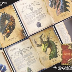 R.G EYBENS - Exploration des créatures mythiques : Collage d'illustrations de bestiaires fantastiques