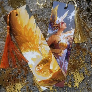 Hélène LENOBLE - Marque-pages enchantés : La beauté des anges et des déesses dorées