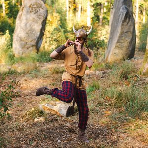 Bardix le Gaulois - Viking dans les bois : un musicien au cœur de la nature