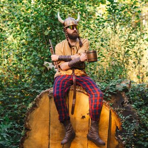 Bardix le Gaulois - Viking moderne en pleine nature : entre tradition et esprit tendance.