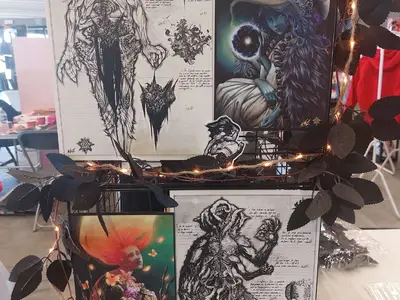 Aurélien Et Olivia NEIL_FSSQ ET TABOLI1308 - Art Fantastique : Créations Étranges et Envoûtantes au Salon des Arts Visuels