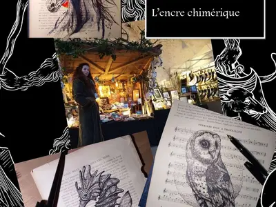 L'encre chimĂ©rique - L'univers enchanteur d'Alexandra SZYMANSKI : Lâencre chimĂ©rique