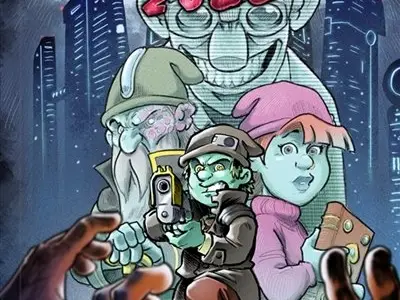 Guillaume Et Rémi ALBIN ET HOFFMANN - Shpunk Runner 2080 : Aventures futuristes et humour décalé