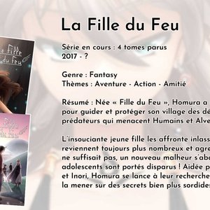 . - La Fille du Feu : Une aventure de fantasy entre amitié et mystères.