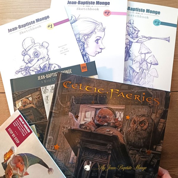 Jean-Baptiste MONGE - Collection féerique de Jean-Baptiste Monge — sketchbooks et Celtic Faeries
