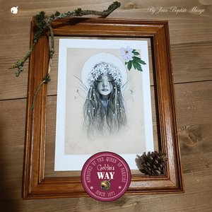 Jean-Baptiste MONGE - La fée à la couronne de fleurs