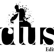 ACTUSF Editions - Logo d'ActuSF Éditions : silhouette noire et éclaboussures d'encre